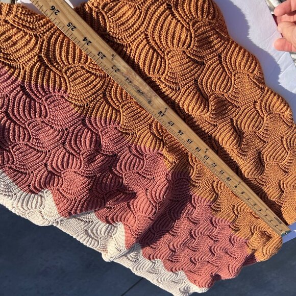 Sweater ANDREE by unit Orange Sweater Size Small - Picture 9 of 10